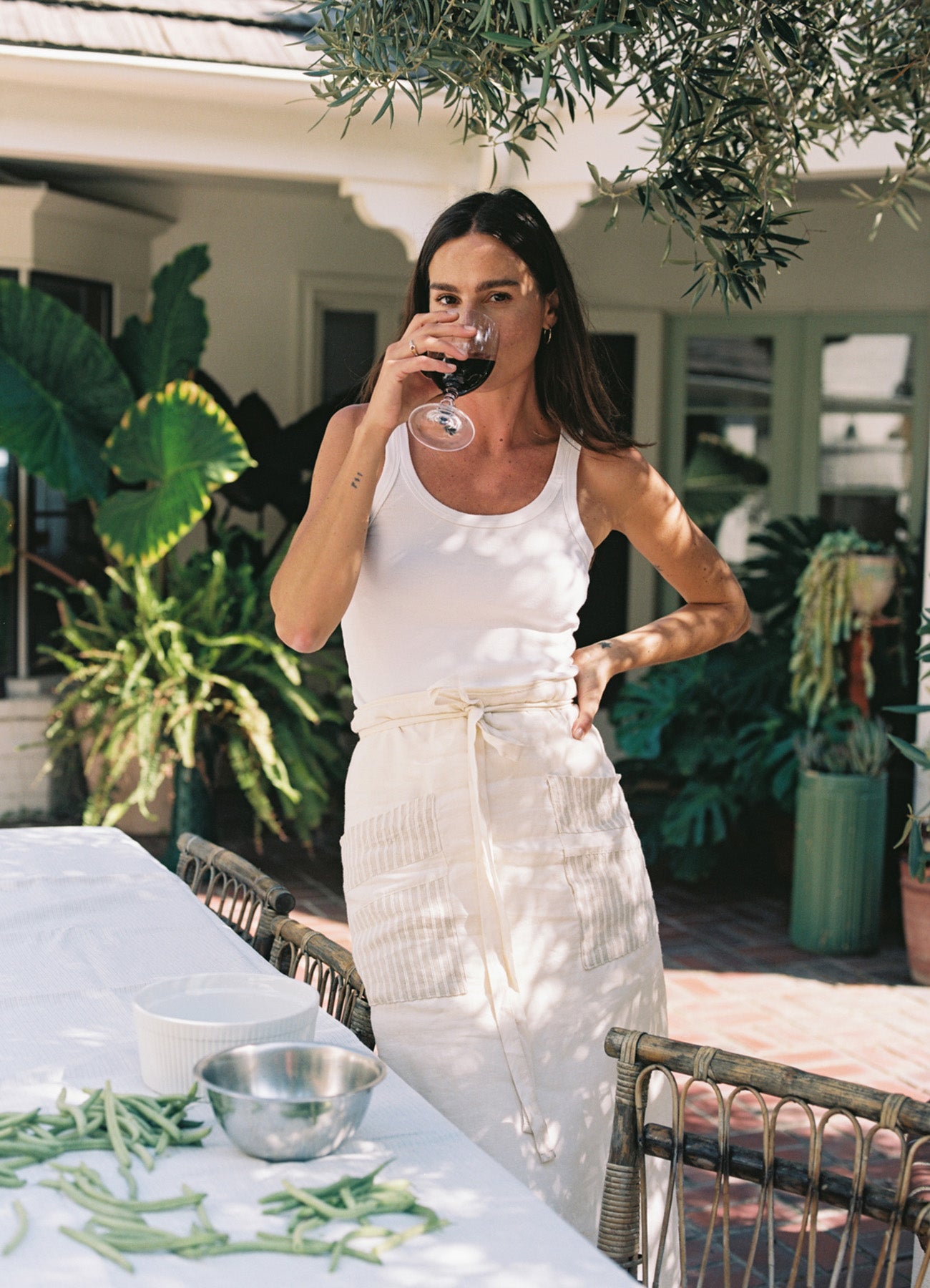 The Signature Apron - Apron Colors_Apron Color White